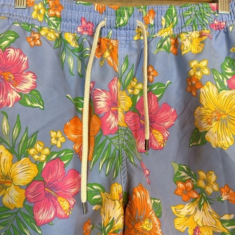 Polo Ralph Lauren tropical hibiscus print board shorts Size Large